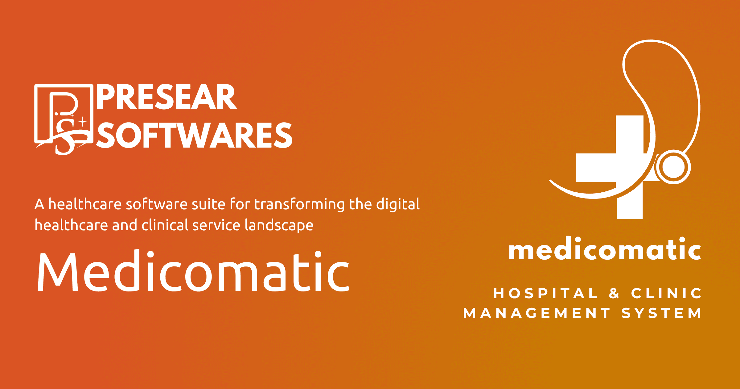 Presear Softwares applies for a patent for their flagship product "MEDICOMATIC", to change the healthcare landscape in India